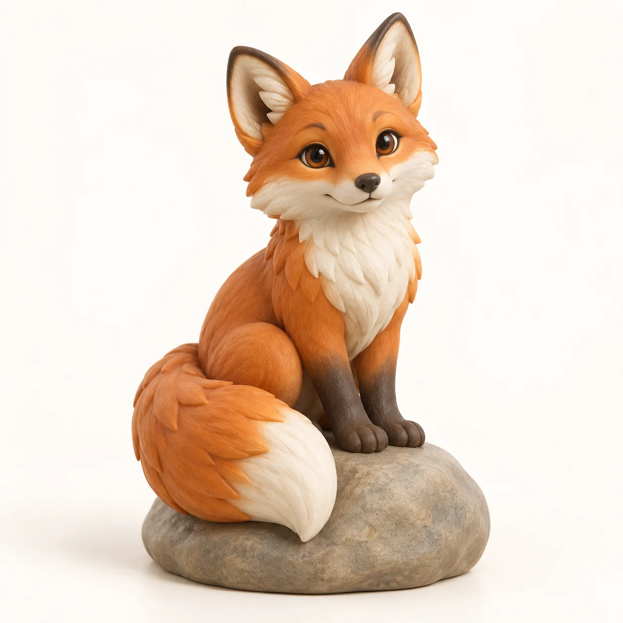 Fuchs auf Stein